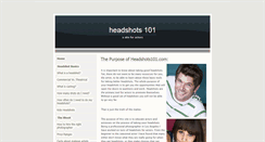 Desktop Screenshot of headshots101.com